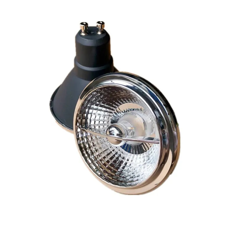 ampoule led noir argenté grille refroidissement base gu10 modernes 249 2000lm 85 265v