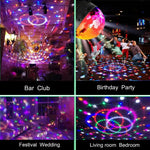 Mini disco ball light multicolore effet miroir moderne télécommande festif autoinstallation domestique