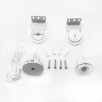 supports muraux stores enrouleurs intégrés facile pièces détachées blanc argenté moderne minimaliste opaquesitorièmes