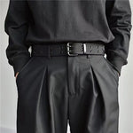 ceinture toile beige perforée boucle métallique décontracté sport outdoor unisexe