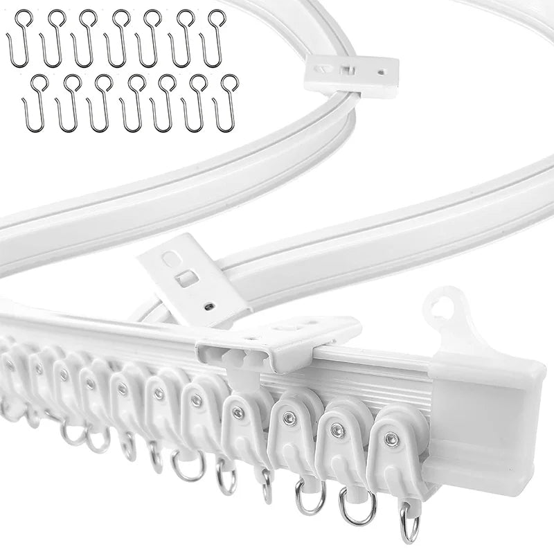 rideau polonais flexible blanc simple fenêtre chambre balcon salle bain