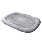 coussin chien respirant coton moderne bleu gris vert doux adhésif