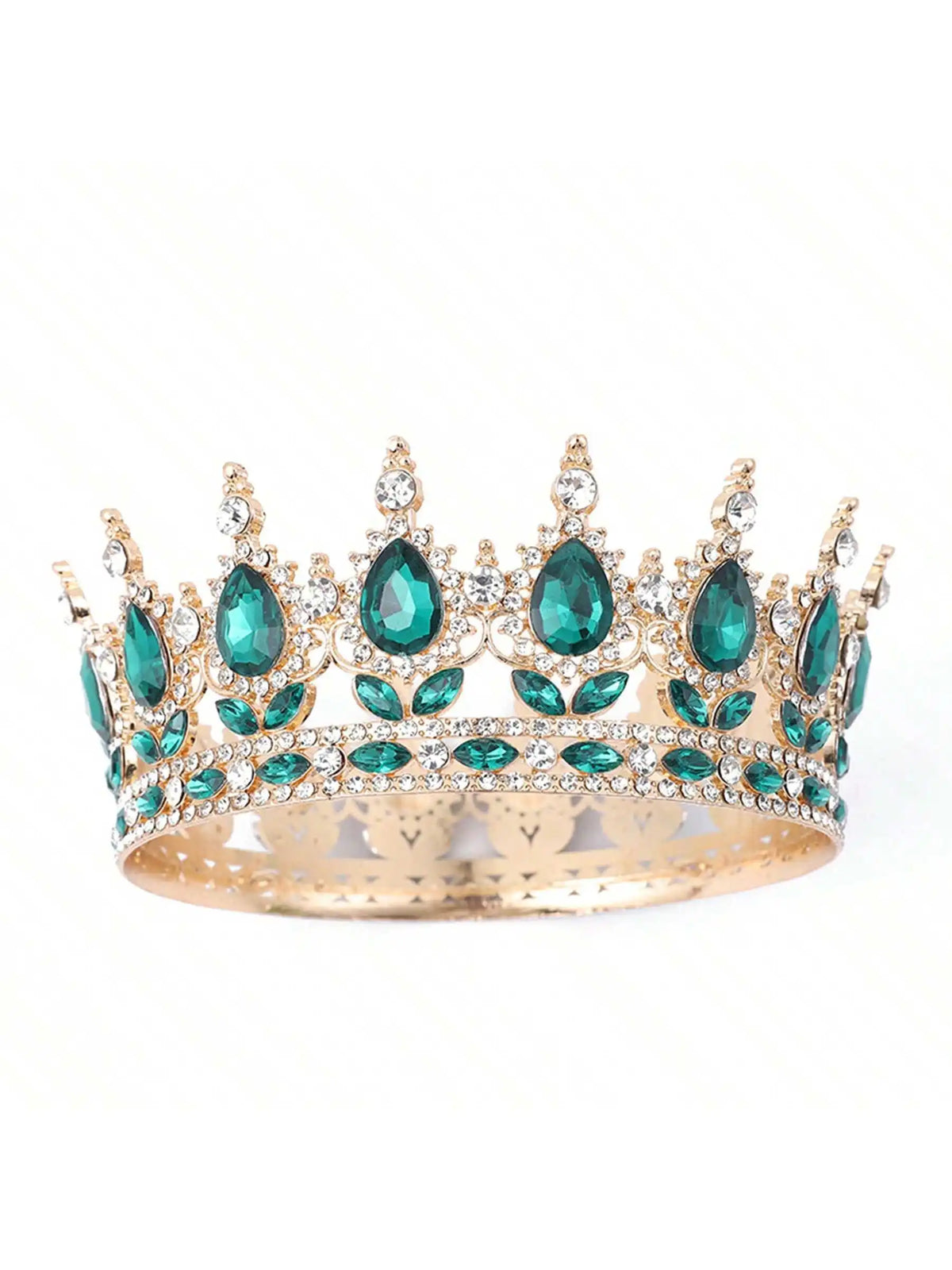 décoration gâteau couronne strass or rouge rose bleu vert violet classique acrylique mariage anniversaire