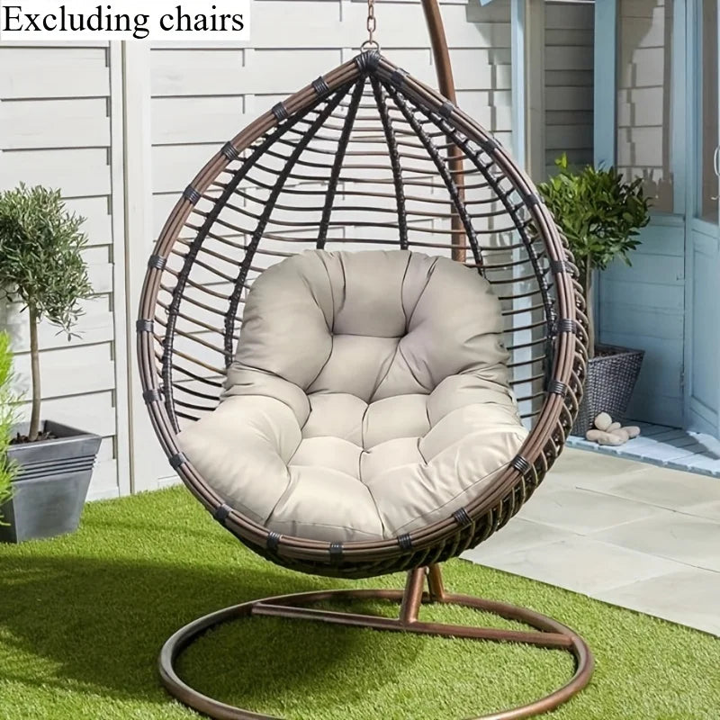 fauteuil suspendu coussin forme imperméable coton polyester marron vert bleu gris noir moderne confortable