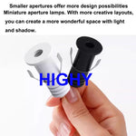projecteurs led miniatures blanc noir doré modernes clips câbles rond lisses 1w 3w 2492000lm
