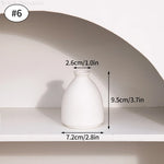 vases céramique blancs minimalistes simples décoratifs hydroponiques fleurs séchées nhà cửa