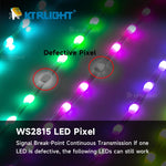 ruban led transparent modernes adhésif 12v rgb 100m 50m 30m 20m 10m certifié ul