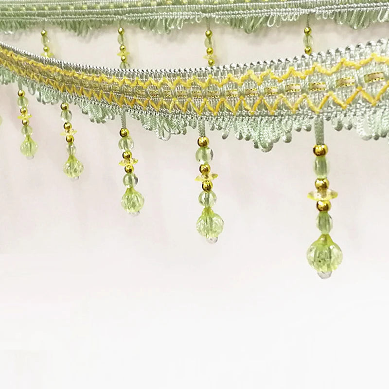 ruban décoratif brodé pendantes classique élégant rouge violet rose bleu vert clair polyesterUsageId omitUsageId