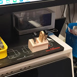 support chargeur moderne réutilisable plastique beige clair quatre fentes opaques objets divers respectueux environnement