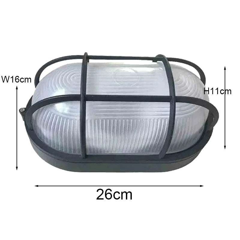 appliques murales extérieures industrielle rétro or noir résistante humidité e27 aluminium eclairage maison rides