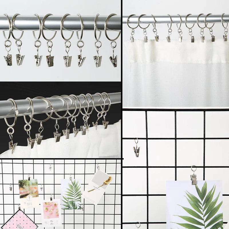 pinces linge métal argenté modernes antidérapantes durables maison chambre douche
