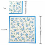 serviettes papier fleur oiseau géométrique bleu blanc classique vintage decoration fetes