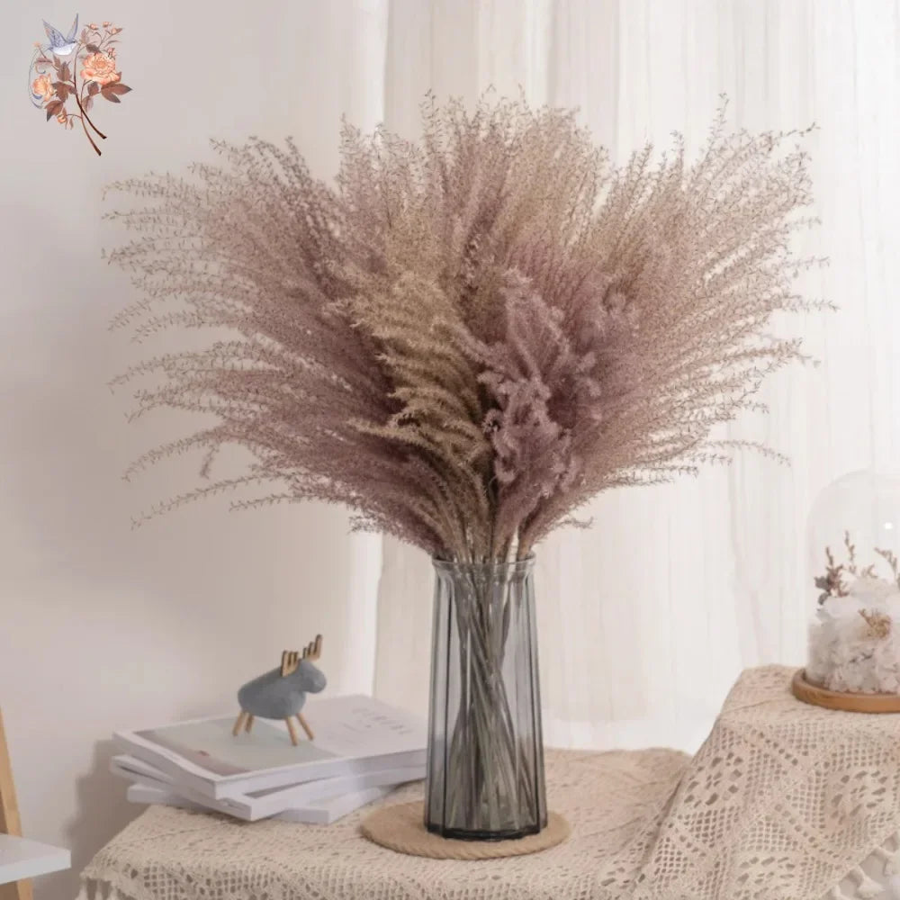 fleurs séchées naturelles rose pâle décoration maison anniversaire mariage rustic