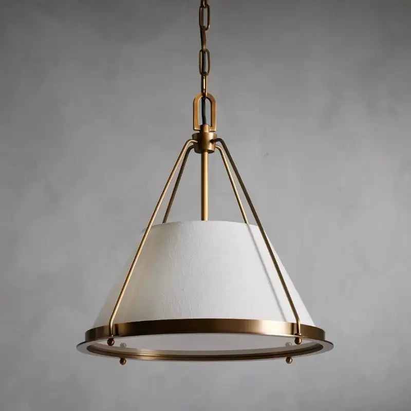 lumière suspendue moderne tissu noir doré opaque vintage éclairage salon chambre
