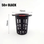 pot plante hydroponique maille plastique blanc noir culture sans sol pépinière