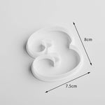 moules biscuits chiffres blanc modernes outils pâtisserie gâteau décoration enfants fondants COOKIE CUTTERS