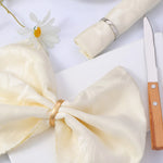 Lot de 12 ronds de serviette dorés pour décoration