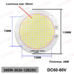 plaque led moderne blanc 6000k 300w 400w grille led fixations vis aluminium contemporainextérieur