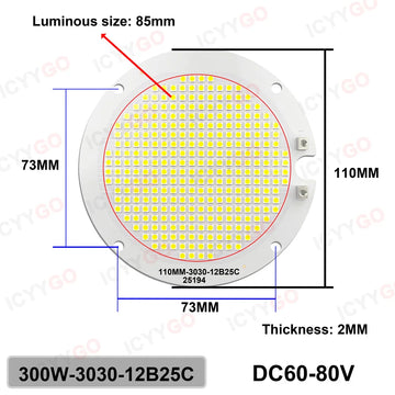 plaque led moderne blanc 6000k 300w 400w grille led fixations vis aluminium contemporainextérieur