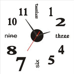 horloge murale moderne transparente ruban ballons adhésifs chambre enfants salonDecorationMuraleChiffresDoreRoseBlanc