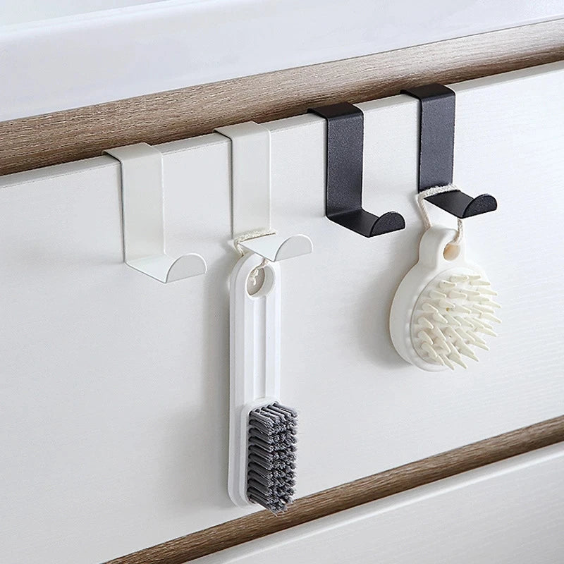 porte serviettes moderne adhésifs blanc noir argenté matériau acier inoxydable serviette brosse