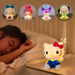 lampe table dessin animé hello kitty blanc rose cœur fraise verte bleue