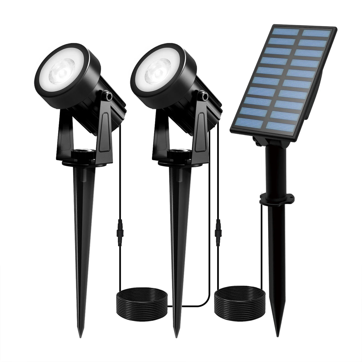 projecteur solaire led ip65 étanche contemporain solar power opaque noir moderne vacances