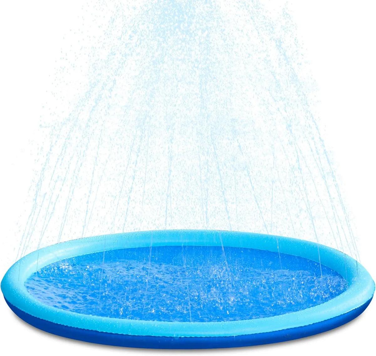 piscine gonflable chien bleu imprimée animaux moderne ludique 100cm 150cm 170cm