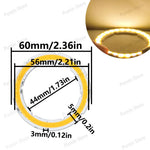 plaque led circulaire concentrique 2w 4w 6w 8w 10w 12w blanc jaune gris moderne