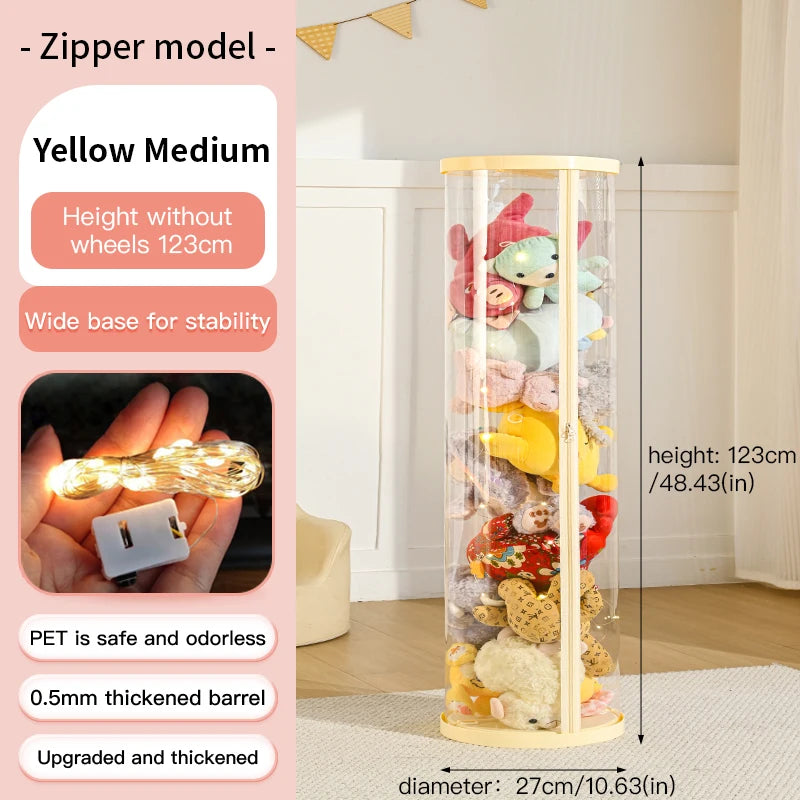 boîte rangement jouets transparent moderne rose clair pliable respectueux environnement haute qualité personnalisation enfant