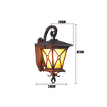 lampe murale vintage noire jaune classique éclairage cuisine chambre entrée étude écrou métallique