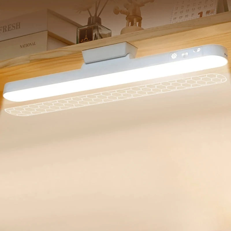 lampe led table rechargeable usb blanc grille moderne clip câble type
