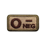 écussons sang type badges patchs militaires vert olive noir crochet boucle 2.5cm 5cm pos