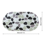 tapis bain antidérapant animaux marins poissons dauphins motifs floraux enfantin ludique transparent ventouses