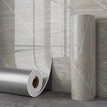 papier peint adhésif vinyle marbré gris blanc effet 3d mur cuisine salle bain