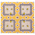 serviettes papier abeilles fleurs décoratives folkloriques 16.5cm 33cm 20 pièces pack festif