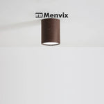 lampe moderne fer vert beige marron opacité éclairage quotidien minimaliste monté surface toucher interrupteur