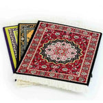 tapis souris ornements floraux rouge noir blanc adhésif artisanal multifonctionnel anti dérapant clavier mains