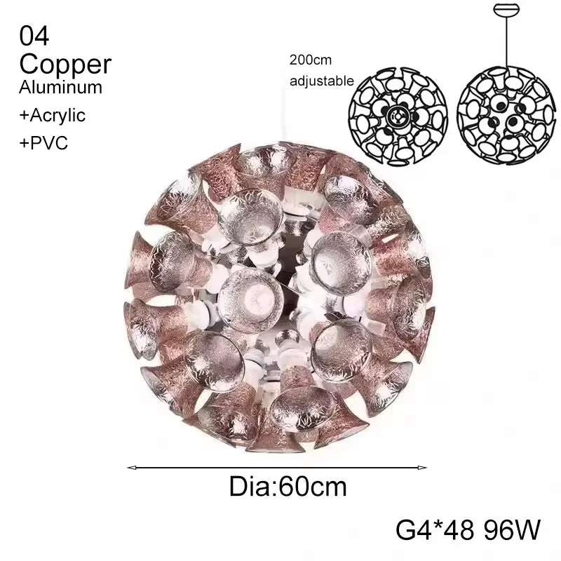 suspension luminaire moderne verre transparent câbles suspendus led intégrés contemporain haute qualité dorée argentée