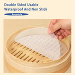 tapis cuisson vapeur silicone blanc maille fine résistant chaleur utilisable cuisine pâtisserie 30cm