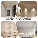 spots led ajustables blanc noir modernes lumiere salon cuisine minimaliste clips amovibles