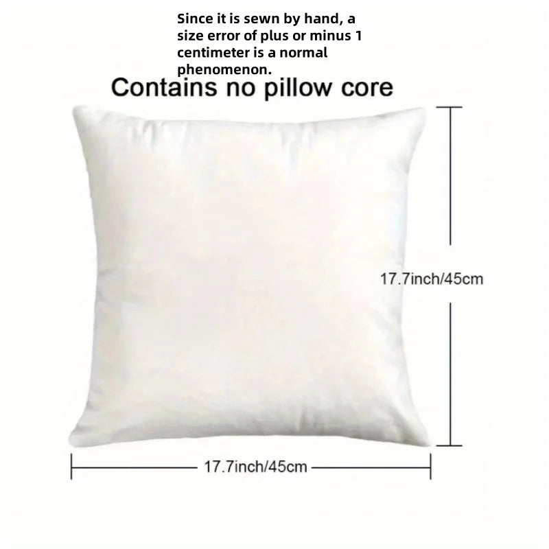housse coussin gris rayures adhésif moderne polyester 45cm 45cm one side unique.piece