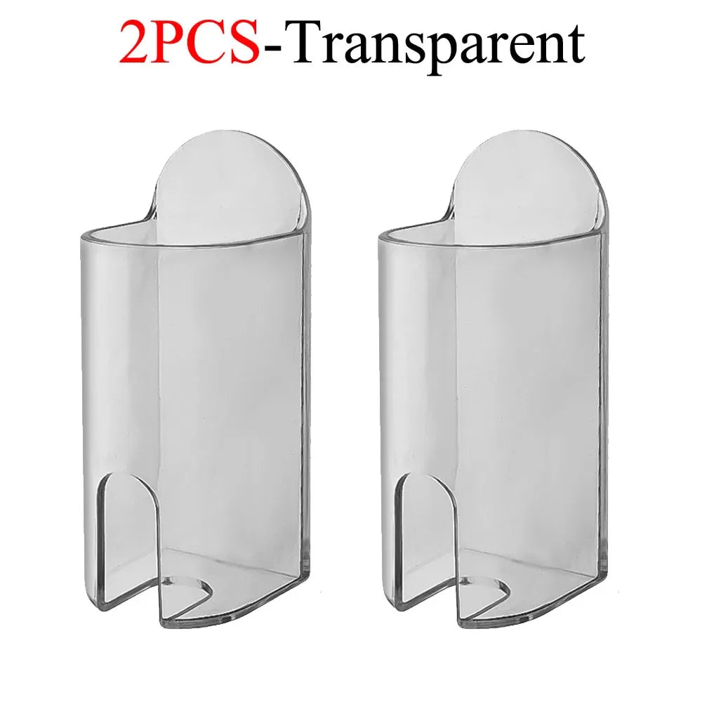 porte brosses dents blanc transparent adhésif moderne minimaliste