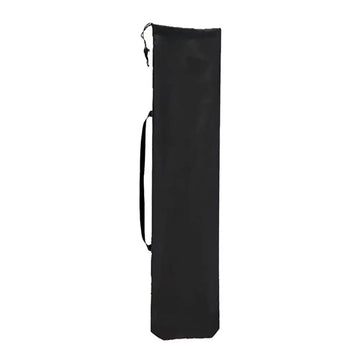 sac rangement polyestère noir pliable multiusage porte bâtons canne pêche parapluie pratique fixations poignées