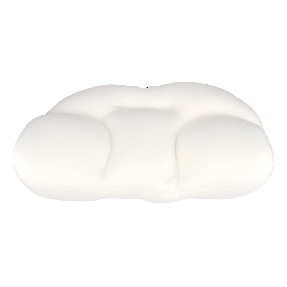coussin ergonomique gris doux 3d taie rafraîchissante mousse polyester coton