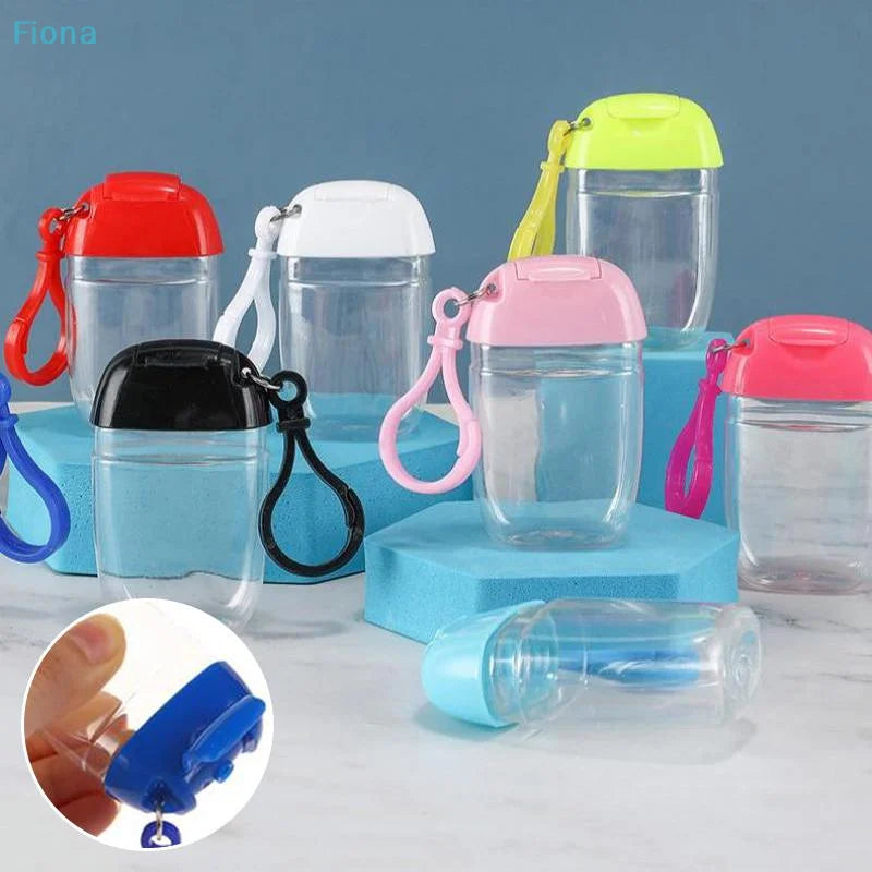 bouteille d'eau portable transparente moderne clip ensembles couleurs variées pratiques rechargeables