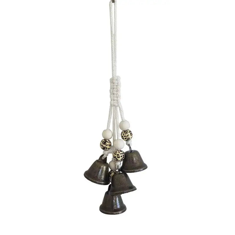 mobile sonore boho cloches marron blanc annuaire central decoration murale chambre salon