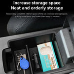 organisateur rangement accoudoir auto noir gris utilitaire boite gants console centrale recharge allumettecles