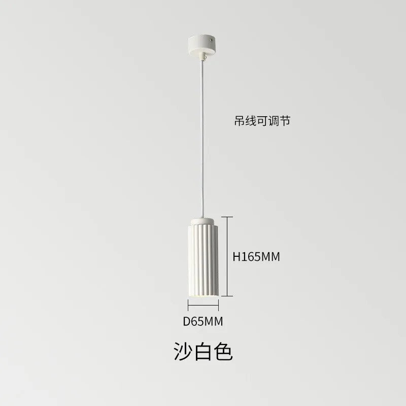 Suspension lumineuse moderne rayées blanche bleu marine noir led minimaliste chambre salon