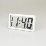 horloge numérique moderne minimaliste blanc noir affichage led piles ag10 incluses
